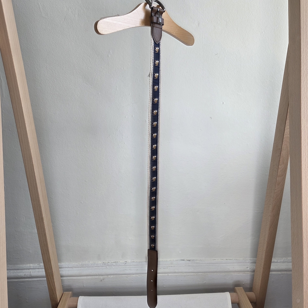Janie and Jack Navy and Brown Kids Belt